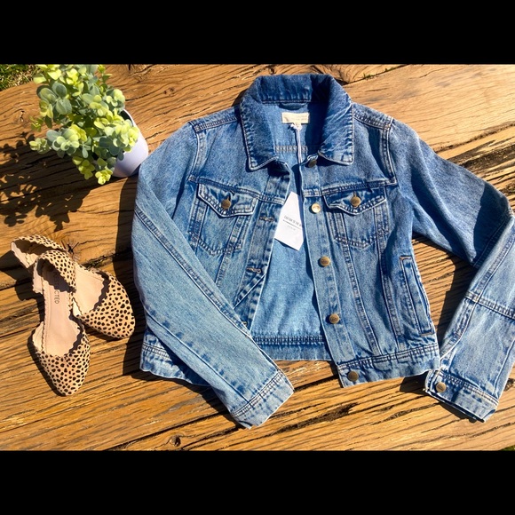 Light Wash Denim Jacket - Picture 1 of 4
